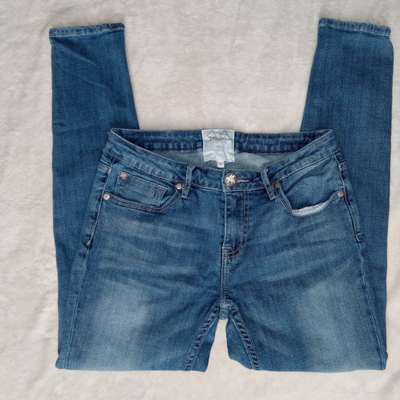 YASO NY GUC Stretch Denim Skinny Ankle Jeans JRS size 7 - Picture 1 of 10
